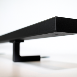 Stalen Trapleuning Rechthoek 50x20mm RAL9005 - Afbeelding 1