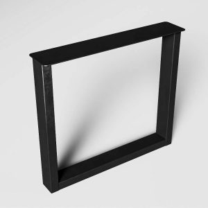 Stalen tafelpoot - U model 2 stuks - hoogte van 72-76cm. instelbaar - Afbeelding 1