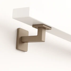 Taupe stalen beugel trapleuning - Afbeelding 1