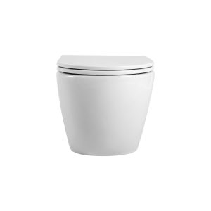 Kayvit Hangtoilet Glans Wit | Softclose | Quickrelease | Randloos incl. zitting - Afbeelding 2