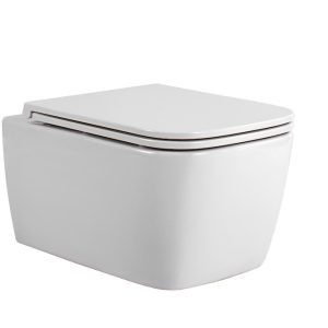 Kayvit Hangtoilet Wit | Softclose & Quickrelease | Tornado | Randloos incl. zitting - Afbeelding 1