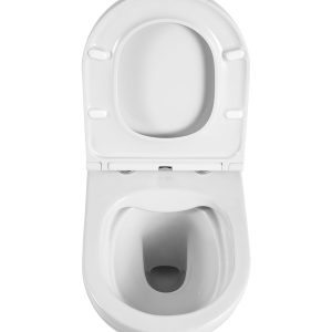Kayvit Hangtoilet Glans Wit | Softclose | Quickrelease | Randloos incl. zitting - Afbeelding 4