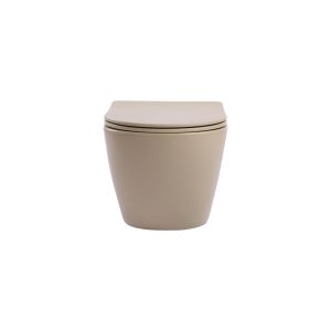 Kayvit Hangtoilet Kaki | Softclose | Quickrelease | Randloos incl. zitting - Afbeelding 2