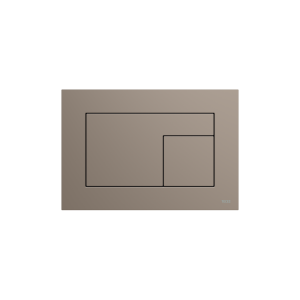 TECE VELVET wc-bedieningsplaat voor duospoeltechniek | BEIGE-BRUIN - Afbeelding 1