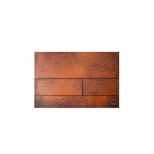 TECE SQUARE II METAAL wc-bedieningsplaat voor duospoeltechniek | GEROEST STAAL - Afbeelding 1
