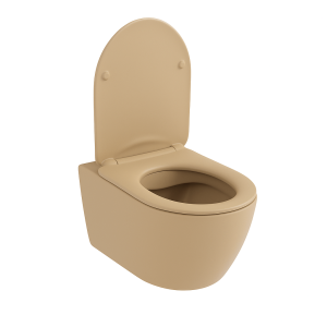 Kayvit Hangtoilet Kaki | Softclose | Quickrelease | Randloos incl. zitting - Afbeelding 4