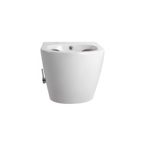 Wc randloos met bidet | Glanzend wit - Afbeelding 2