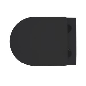 Wc randloos zonder bidet | LONI | Mat zwart inclusief zitting - Afbeelding 3