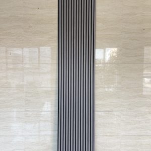 Akoestische Wandpanelen 60x280cm grijs met zwart vilt - Afbeelding 2