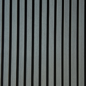 Akoestische Wandpanelen 60x280cm grijs met zwart vilt - Afbeelding 1