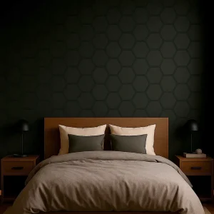 Akoestische Panelen Hexagon Hout Naturel Zwart Eiken met Zwart Vilt (leverbaar vanaf augustus!) - Afbeelding 2