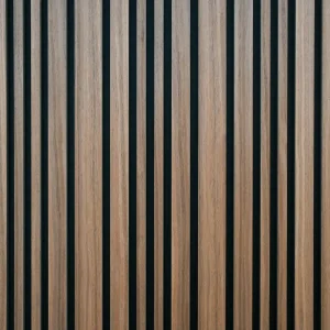 Luxe Wandpanelen 60x280cm donker gerookt - Afbeelding 1
